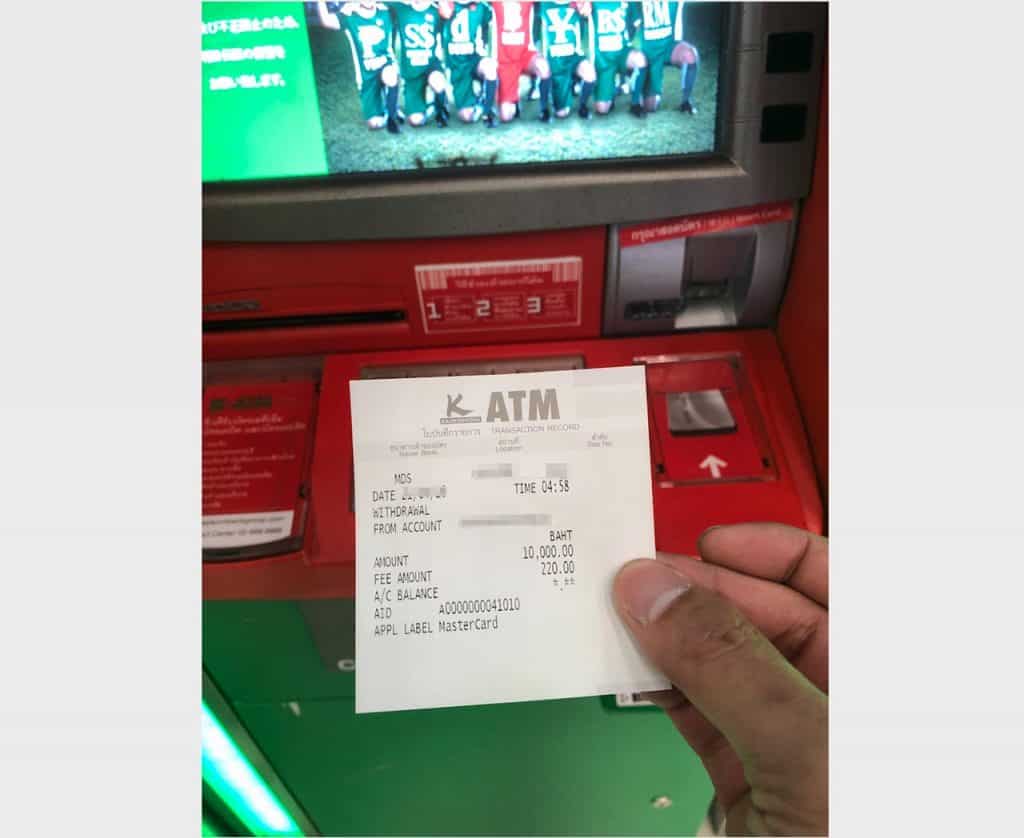 タイのATMで海外キャッシング