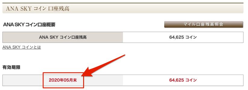 スカイコインの有効期限